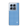 スリムプロテクションケース［ Checkered Blue - ギンガムチェック ブルー ］