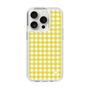 スリムプロテクションケース［ Checkered Yellow - ギンガムチェック イエロー ］