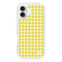 スリムプロテクションケース［ Checkered Yellow - ギンガムチェック イエロー ］