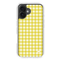 スリムプロテクションケース［ Checkered Yellow - ギンガムチェック イエロー ］