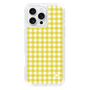 スリムプロテクションケース［ Checkered Yellow - ギンガムチェック イエロー ］