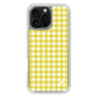 スリムプロテクションケース［ Checkered Yellow - ギンガムチェック イエロー ］