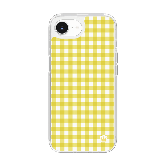 スリムプロテクションケース［ Checkered Yellow - ギンガムチェック イエロー ］