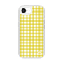 スリムプロテクションケース［ Checkered Yellow - ギンガムチェック イエロー ］