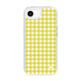 スリムプロテクションケース［ Checkered Yellow - ギンガムチェック イエロー ］