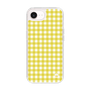 スリムプロテクションケース［ Checkered Yellow - ギンガムチェック イエロー ］
