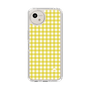 スリムプロテクションケース［ Checkered Yellow - ギンガムチェック イエロー ］