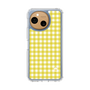 スリムプロテクションケース［ Checkered Yellow - ギンガムチェック イエロー ］