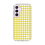 スリムプロテクションケース［ Checkered Yellow - ギンガムチェック イエロー ］