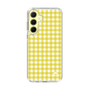 スリムプロテクションケース［ Checkered Yellow - ギンガムチェック イエロー ］