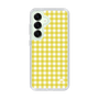 スリムプロテクションケース［ Checkered Yellow - ギンガムチェック イエロー ］