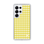 スリムプロテクションケース［ Checkered Yellow - ギンガムチェック イエロー ］