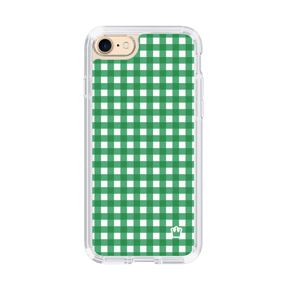 スリムプロテクションケース［ Checkered Green - ギンガムチェック グリーン ］