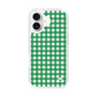 スリムプロテクションケース［ Checkered Green - ギンガムチェック グリーン ］