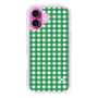 スリムプロテクションケース［ Checkered Green - ギンガムチェック グリーン ］