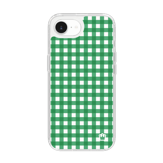 スリムプロテクションケース［ Checkered Green - ギンガムチェック グリーン ］