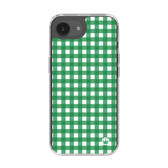 スリムプロテクションケース［ Checkered Green - ギンガムチェック グリーン ］