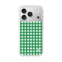 スリムプロテクションケース［ Checkered Green - ギンガムチェック グリーン ］