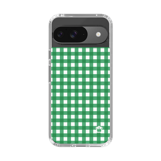 スリムプロテクションケース［ Checkered Green - ギンガムチェック グリーン ］