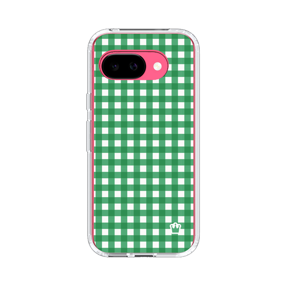 スリムプロテクションケース［ Checkered Green - ギンガムチェック グリーン ］
