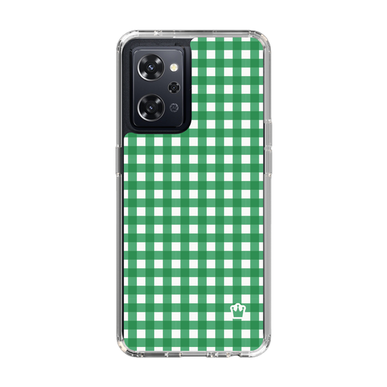 スリムプロテクションケース［ Checkered Green - ギンガムチェック グリーン ］