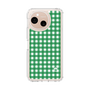 スリムプロテクションケース［ Checkered Green - ギンガムチェック グリーン ］