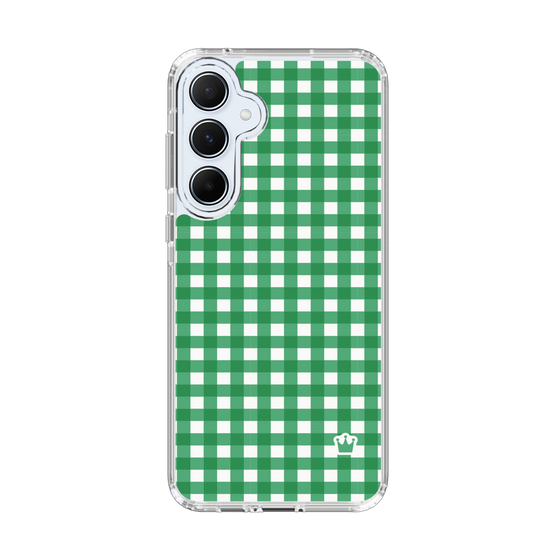 スリムプロテクションケース［ Checkered Green - ギンガムチェック グリーン ］