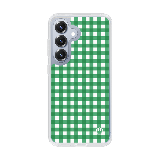 スリムプロテクションケース［ Checkered Green - ギンガムチェック グリーン ］