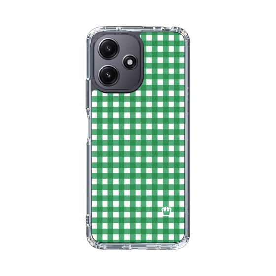 スリムプロテクションケース［ Checkered Green - ギンガムチェック グリーン ］