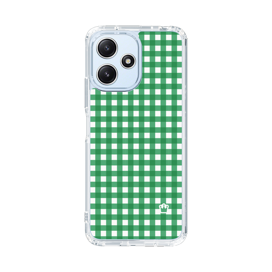 スリムプロテクションケース［ Checkered Green - ギンガムチェック グリーン ］