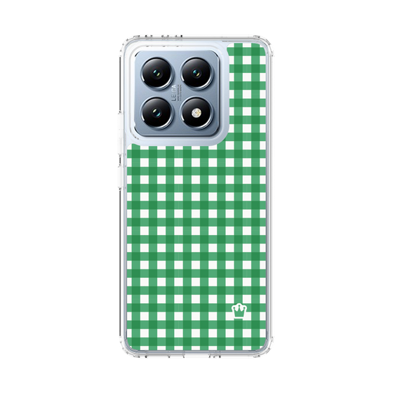 スリムプロテクションケース［ Checkered Green - ギンガムチェック グリーン ］