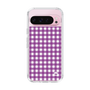 スリムプロテクションケース［ Checkered Purple - ギンガムチェック パープル ］