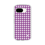 スリムプロテクションケース［ Checkered Purple - ギンガムチェック パープル ］