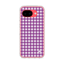 スリムプロテクションケース［ Checkered Purple - ギンガムチェック パープル ］