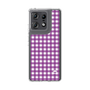 スリムプロテクションケース［ Checkered Purple - ギンガムチェック パープル ］