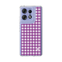 スリムプロテクションケース［ Checkered Purple - ギンガムチェック パープル ］