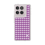 スリムプロテクションケース［ Checkered Purple - ギンガムチェック パープル ］