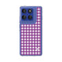 スリムプロテクションケース［ Checkered Purple - ギンガムチェック パープル ］