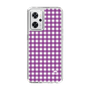 スリムプロテクションケース［ Checkered Purple - ギンガムチェック パープル ］