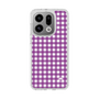 スリムプロテクションケース［ Checkered Purple - ギンガムチェック パープル ］