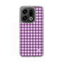 スリムプロテクションケース［ Checkered Purple - ギンガムチェック パープル ］
