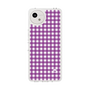 スリムプロテクションケース［ Checkered Purple - ギンガムチェック パープル ］