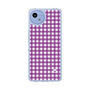 スリムプロテクションケース［ Checkered Purple - ギンガムチェック パープル ］
