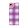 スリムプロテクションケース［ Checkered Purple - ギンガムチェック パープル ］
