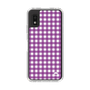 スリムプロテクションケース［ Checkered Purple - ギンガムチェック パープル ］