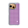 スリムプロテクションケース［ Checkered Purple - ギンガムチェック パープル ］