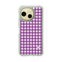 スリムプロテクションケース［ Checkered Purple - ギンガムチェック パープル ］