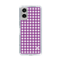 スリムプロテクションケース［ Checkered Purple - ギンガムチェック パープル ］