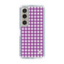 スリムプロテクションケース［ Checkered Purple - ギンガムチェック パープル ］