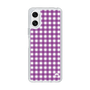 スリムプロテクションケース［ Checkered Purple - ギンガムチェック パープル ］